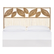 Safavieh Lusine Rattan Headboard in Brown