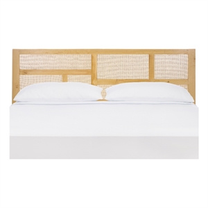 Safavieh Nariely Rattan Headboard in Natural