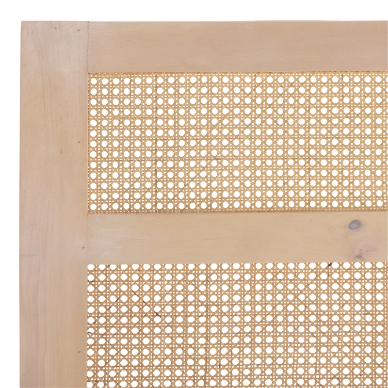 Safavieh Nariely Rattan Headboard in White