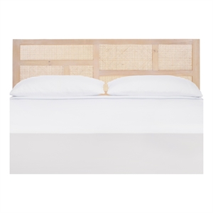 Safavieh Nariely Rattan Headboard in White