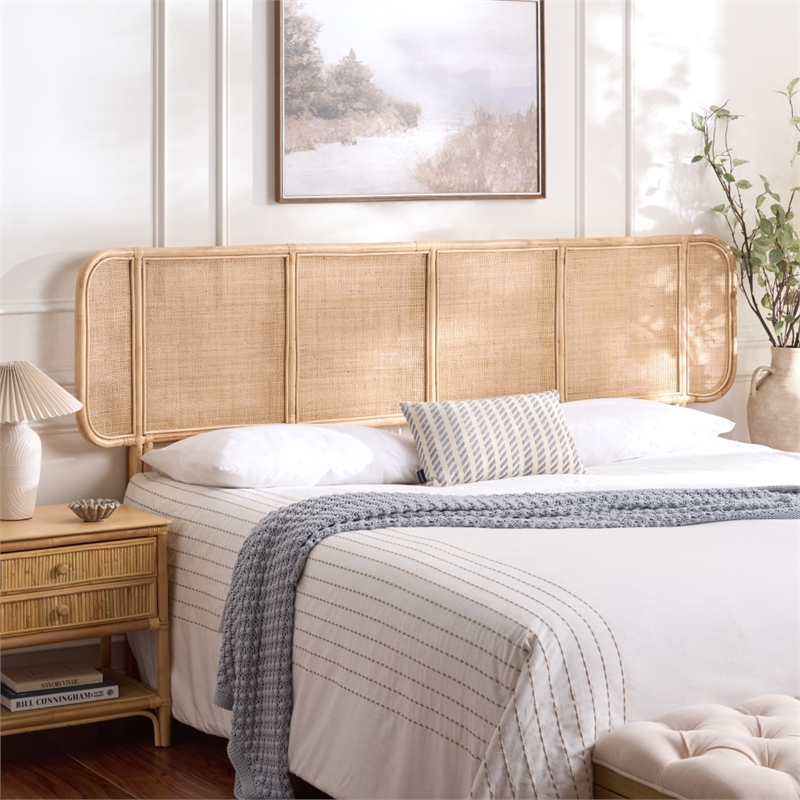 Safavieh Takuma Rattan Headboard in Natural
