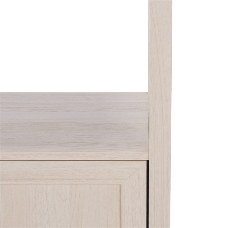 Safavieh Sondra 3 Shelf 1 Wood Cabinet Etagere in Oak