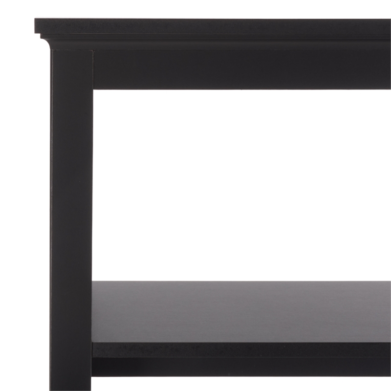 Safavieh Sondra 3 Shelf 1 Wood Cabinet Etagere in Black