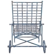 Safavieh Caledonia Iron Chaise Lounge in Blue