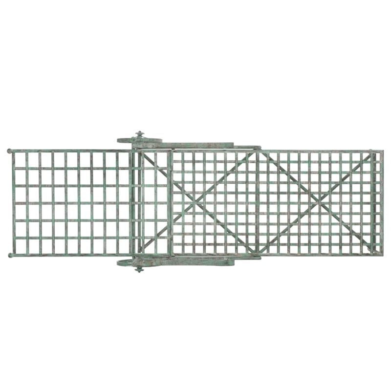 Safavieh Caledonia Iron Chaise Lounge in Green