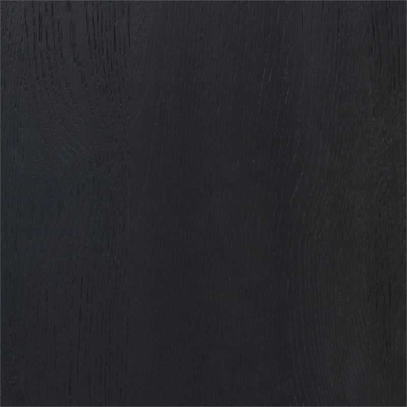 Safavieh Talia 2 Drawer Wood Nightstand in Black
