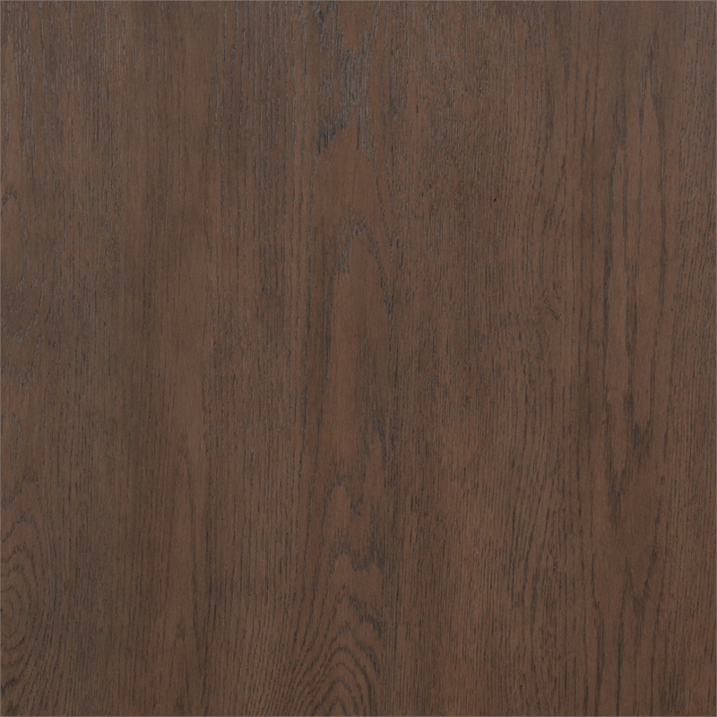 Safavieh Cynthia Rd Fluted  Wood Coffee Table in Brown / Oak