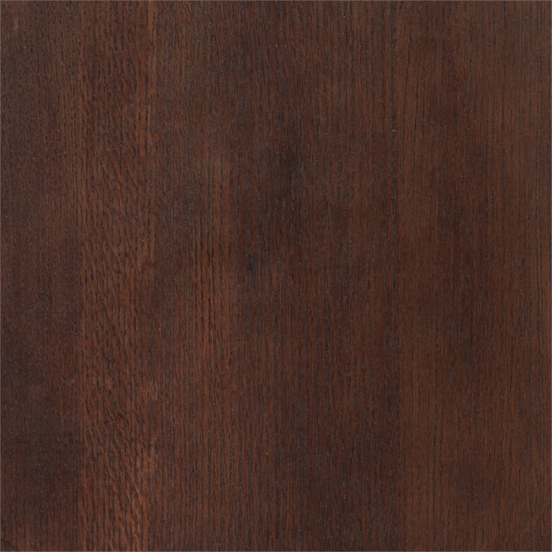 Safavieh Melissa Round 2 Drawer Wood Nightstand in Walnut