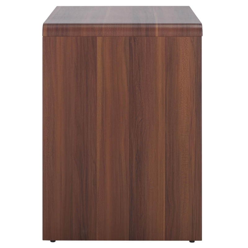 Safavieh Arsenio 1 Drawer Wood Nightstand in Walnut
