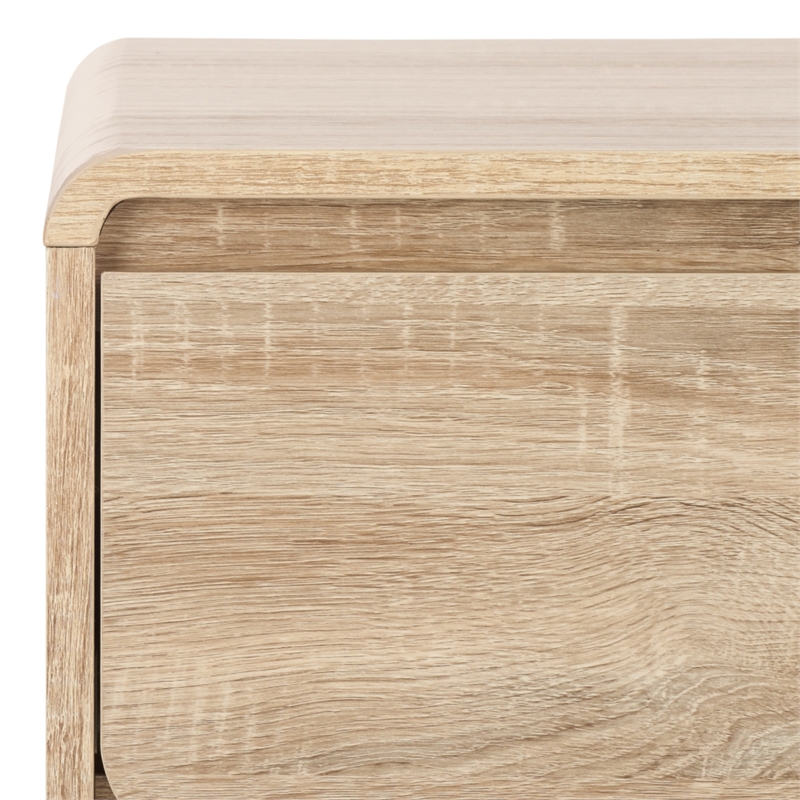 Safavieh Arsenio 1 Drawer Wood Nightstand in Cream