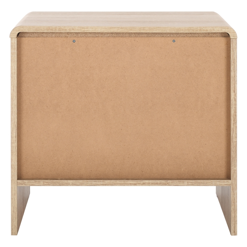 Safavieh Arsenio 1 Drawer Wood Nightstand in Cream