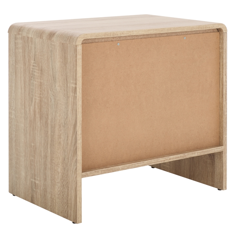 Safavieh Arsenio 1 Drawer Wood Nightstand in Cream