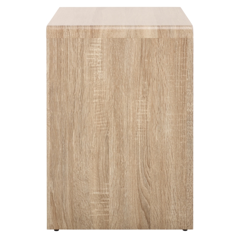 Safavieh Arsenio 1 Drawer Wood Nightstand in Cream