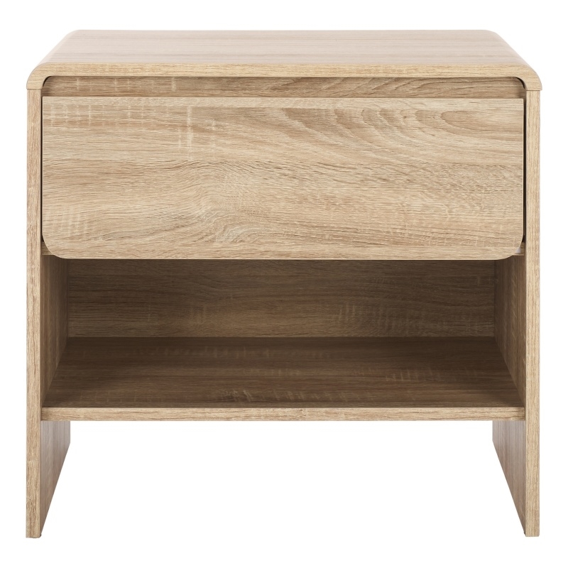 Safavieh Arsenio 1 Drawer Wood Nightstand in Cream