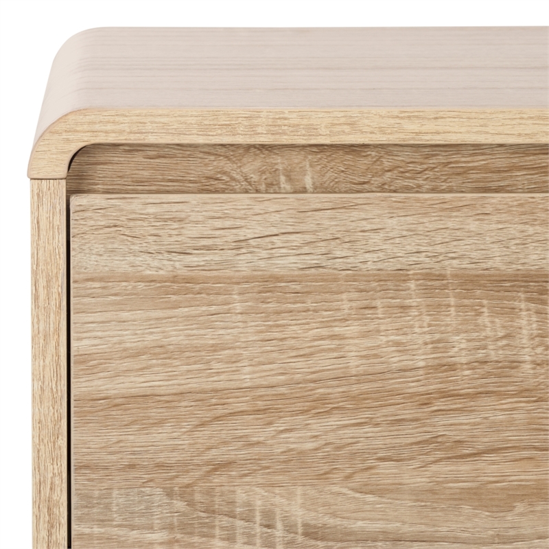 Safavieh Arsenio 2 Drawer Wood Nightstand in Cream