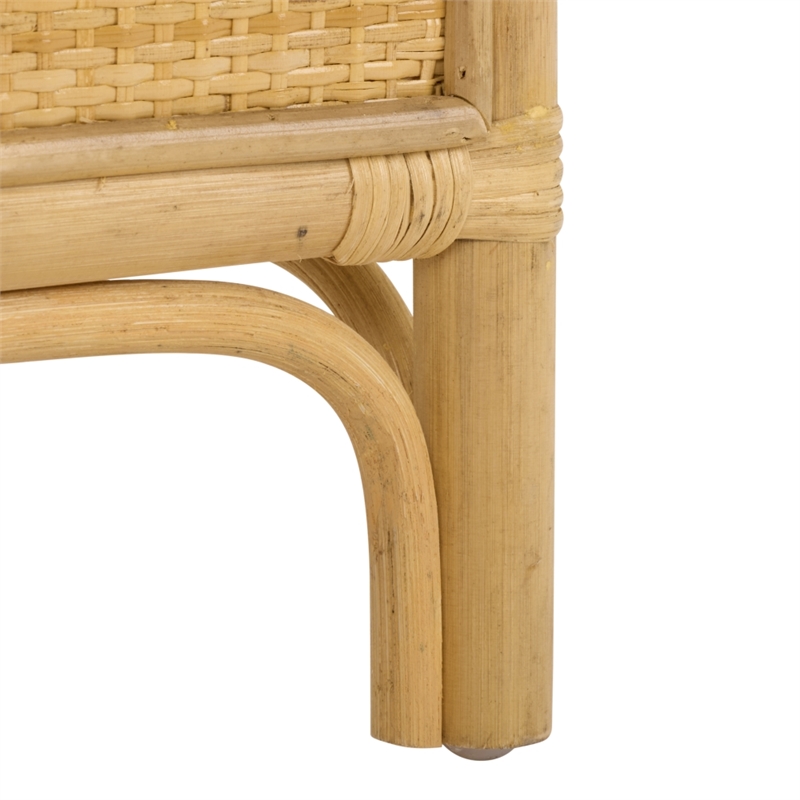 Safavieh Imari 1 Drawer 1 Shelf Wood Nightstand in Natural