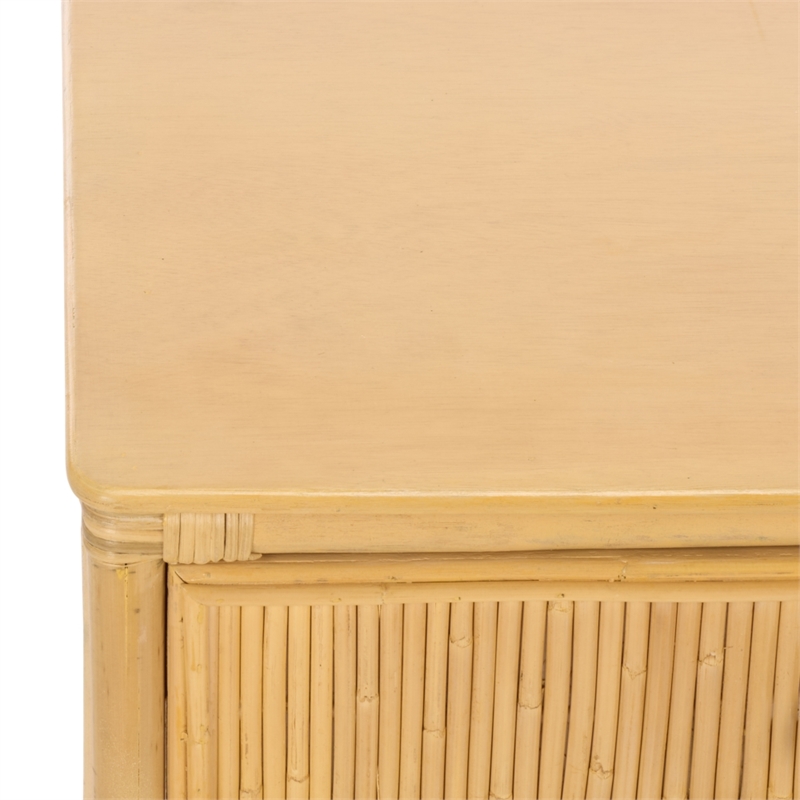 Safavieh Imari 1 Drawer 1 Shelf Wood Nightstand in Natural
