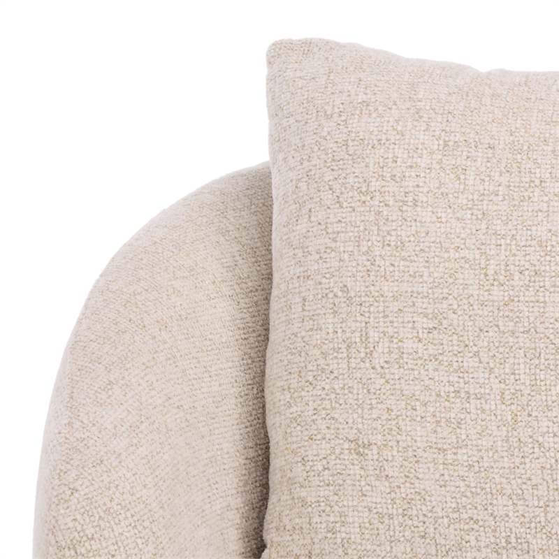 Safavieh Karolie Wood Swivel Chair in Taupe
