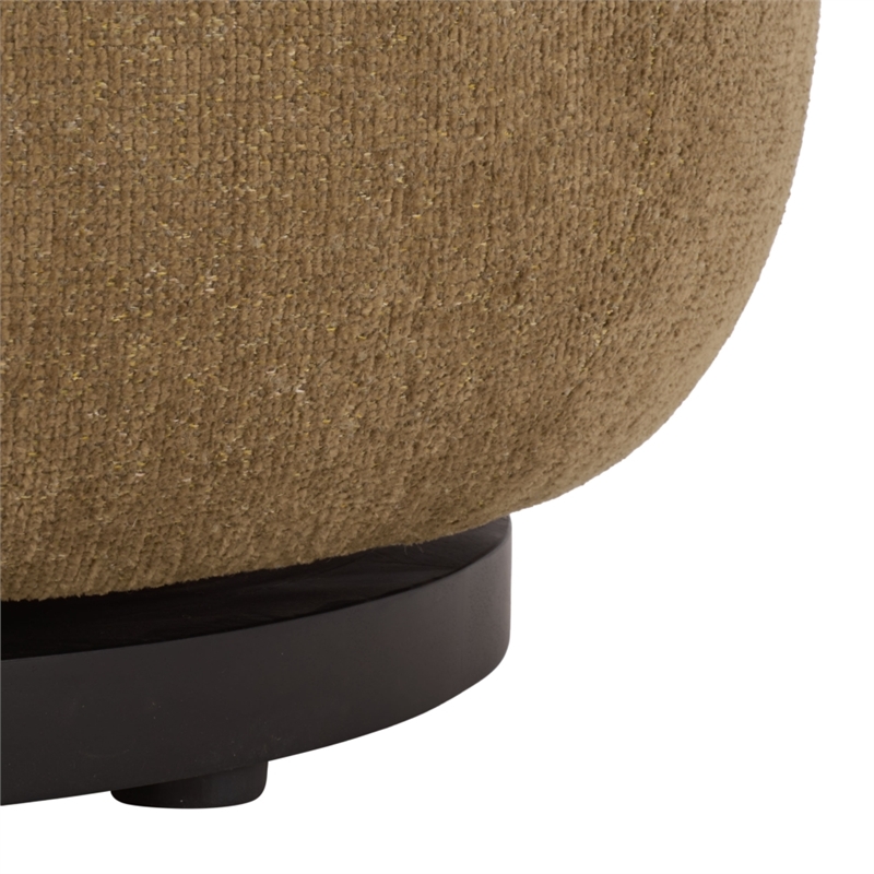 Safavieh Hannalisa Wood Swivel Chair in Light Brown