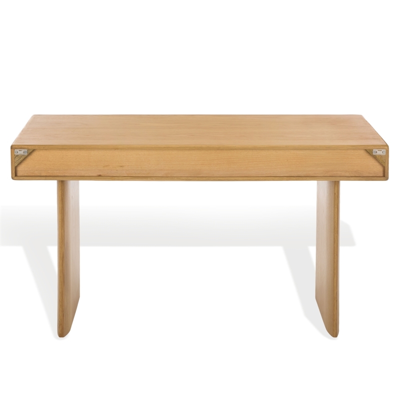 Safavieh Nikoletta 2 Drawer Wood Desk in Natural