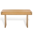 Safavieh Nikoletta 2 Drawer Wood Desk in Natural