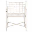 Safavieh Caledonia Iron Lounge Chair Set 2 in White