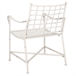 Safavieh Caledonia Iron Lounge Chair Set 2 in White