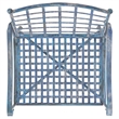 Safavieh Caledonia Iron Lounge Chair Set 2 in Blue