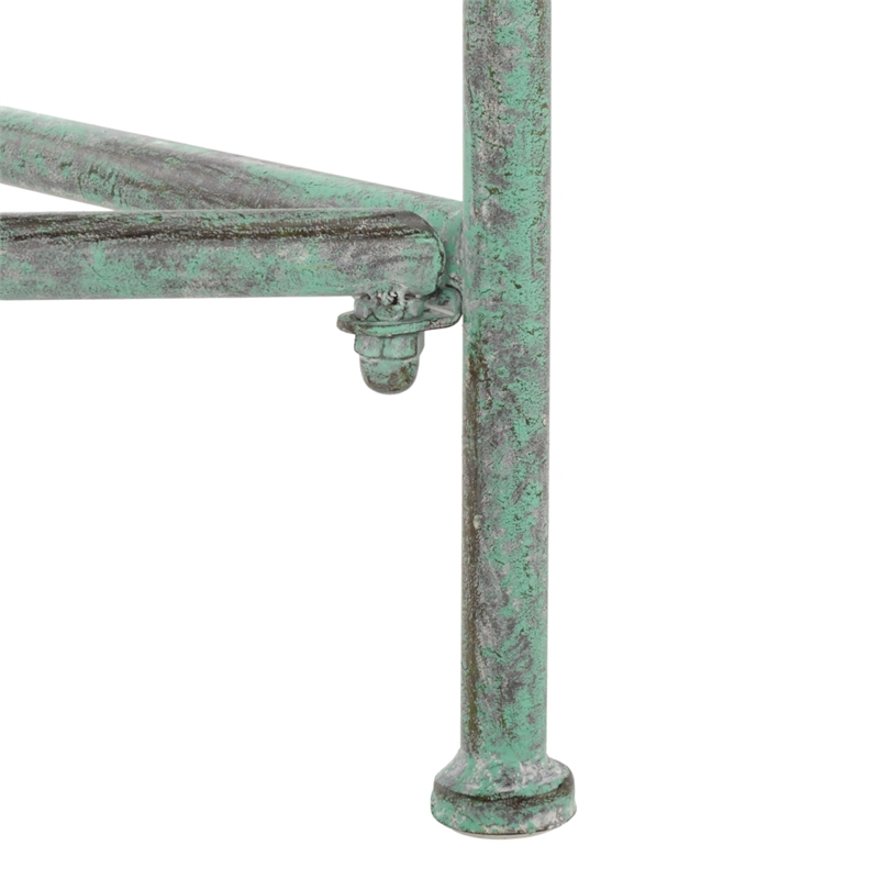Safavieh Caledonia Iron Lounge Chair Set 2 in Green