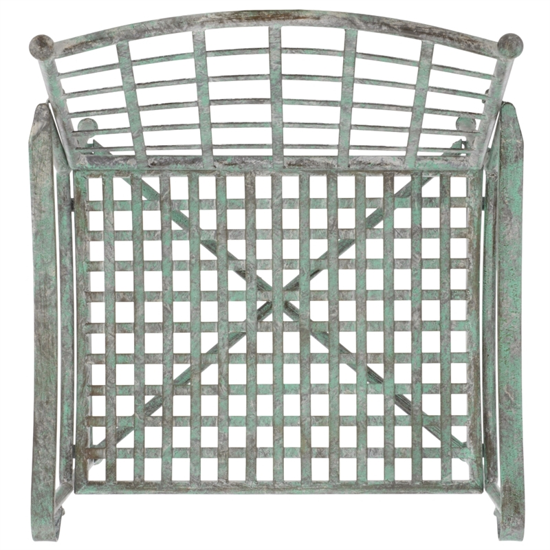 Safavieh Caledonia Iron Lounge Chair Set 2 in Green