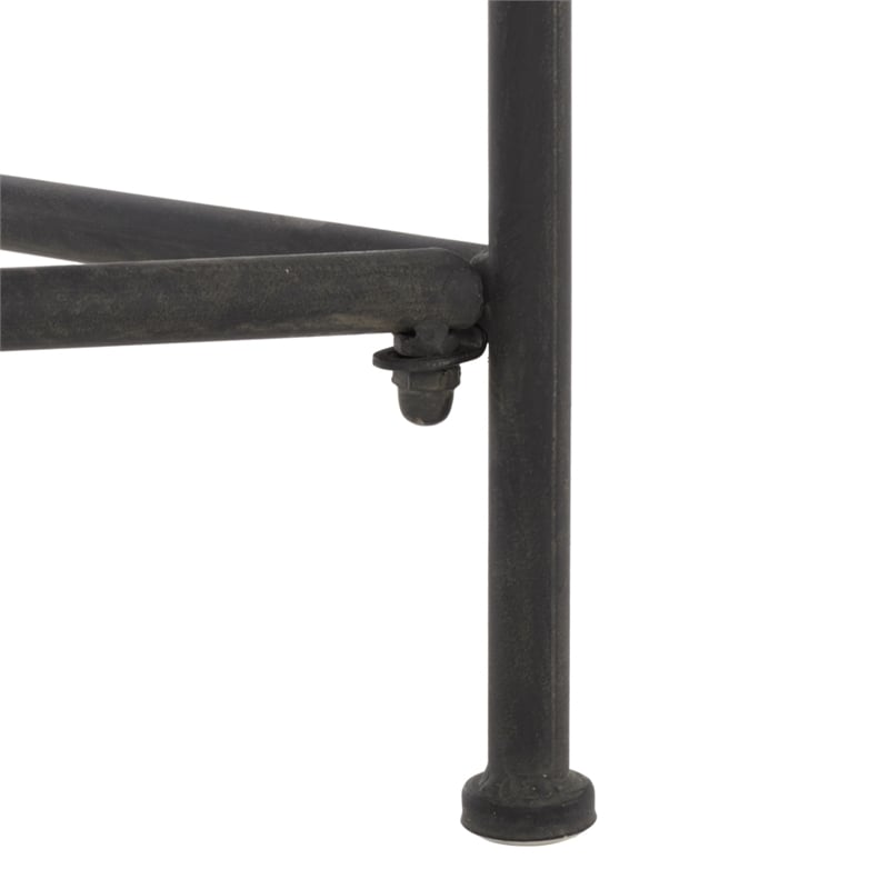 Safavieh Caledonia Iron Lounge Chair Set 2 in Black