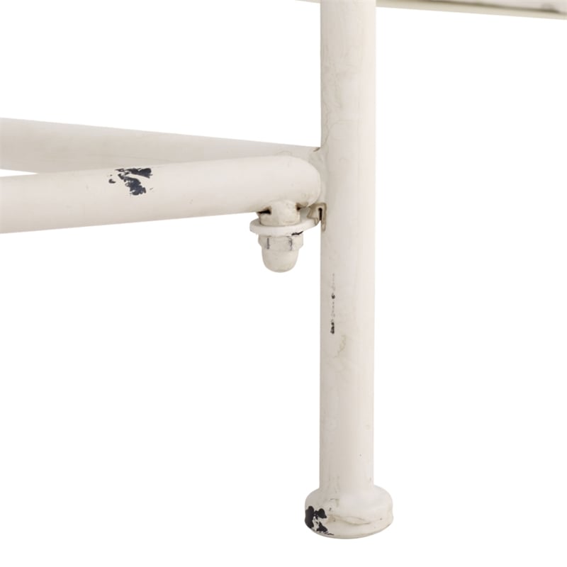 Safavieh Caledonia Iron Loveseat in White