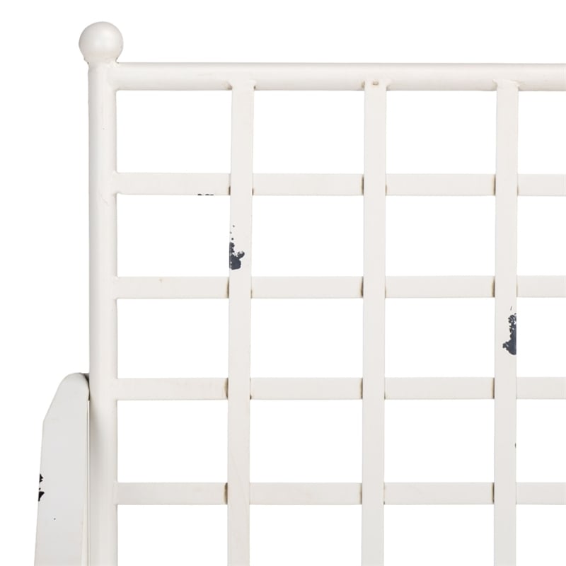 Safavieh Caledonia Iron Loveseat in White