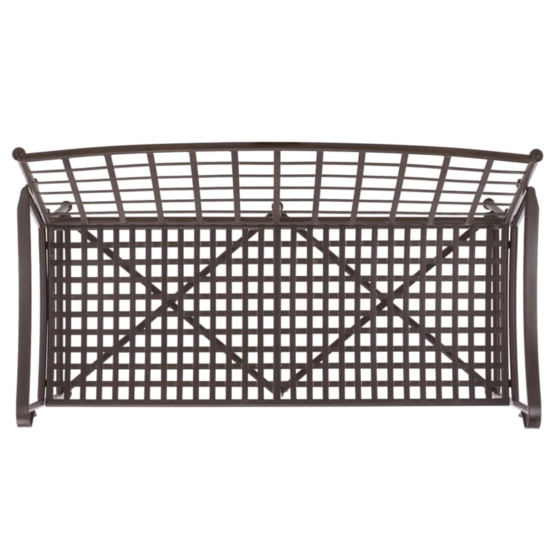 Safavieh Caledonia Iron Loveseat in Brown