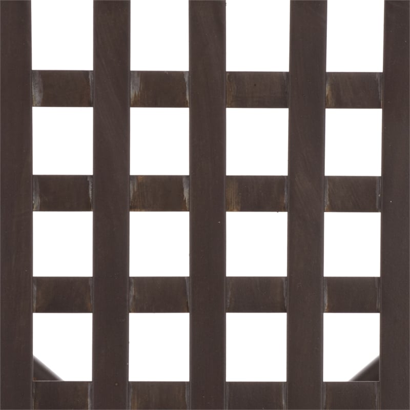 Safavieh Caledonia Iron Loveseat in Brown