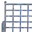 Safavieh Caledonia Iron Loveseat in Blue