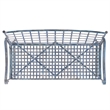 Safavieh Caledonia Iron Loveseat in Blue