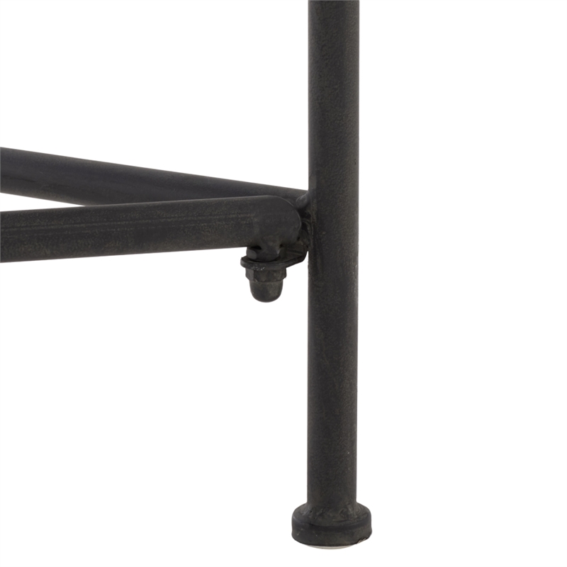 Safavieh Caledonia Iron Loveseat in Black