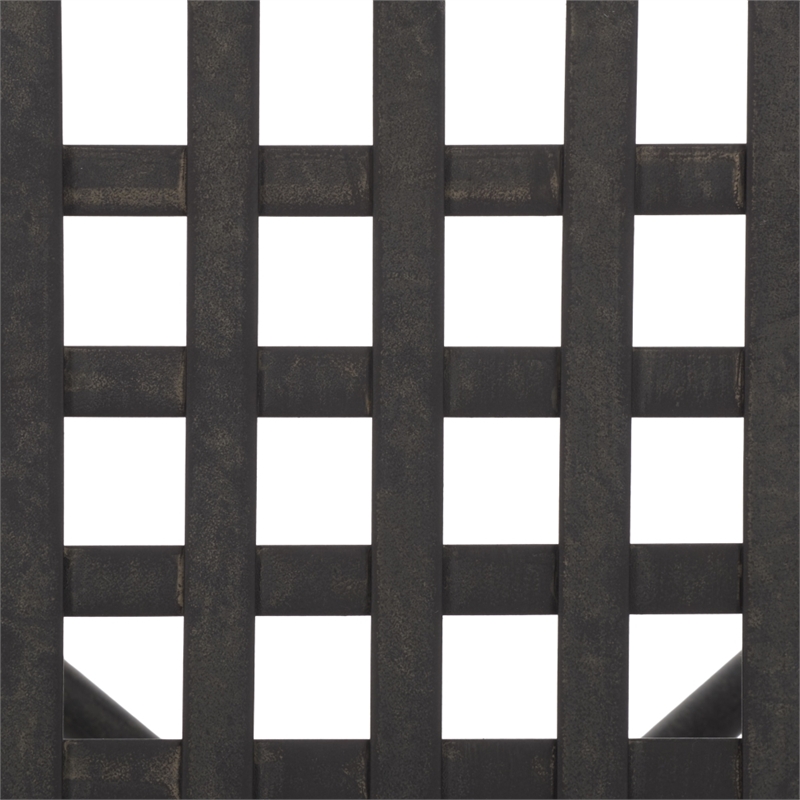 Safavieh Caledonia Iron Loveseat in Black