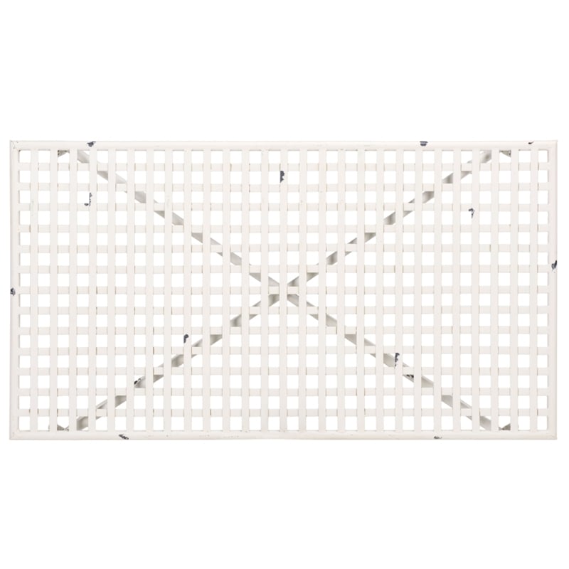 Safavieh Caledonia Iron Coffee Table in White