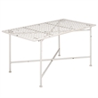 Safavieh Caledonia Iron Coffee Table in White