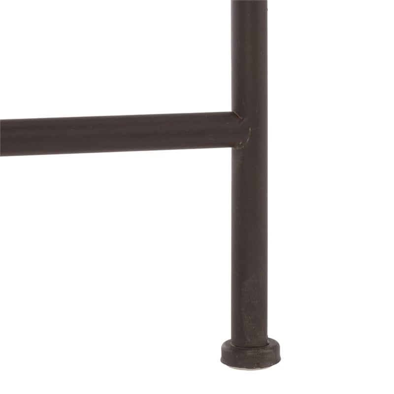 Safavieh Caledonia Iron Coffee Table in Brown