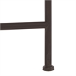 Safavieh Caledonia Iron Coffee Table in Brown