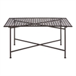 Safavieh Caledonia Iron Coffee Table in Brown