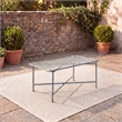 Safavieh Caledonia Iron Coffee Table in Blue