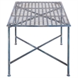 Safavieh Caledonia Iron Coffee Table in Blue