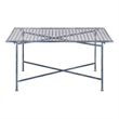 Safavieh Caledonia Iron Coffee Table in Blue