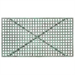 Safavieh Caledonia Iron Coffee Table in Green
