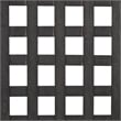 Safavieh Caledonia Iron Coffee Table in Black