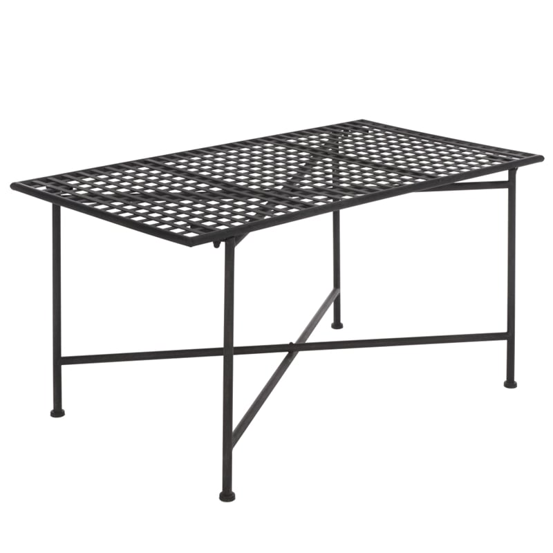 Safavieh Caledonia Iron Coffee Table in Black